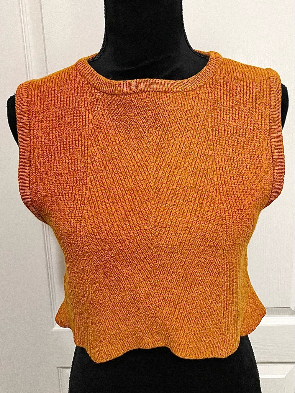 Rita Row cropped sleeveless wool top